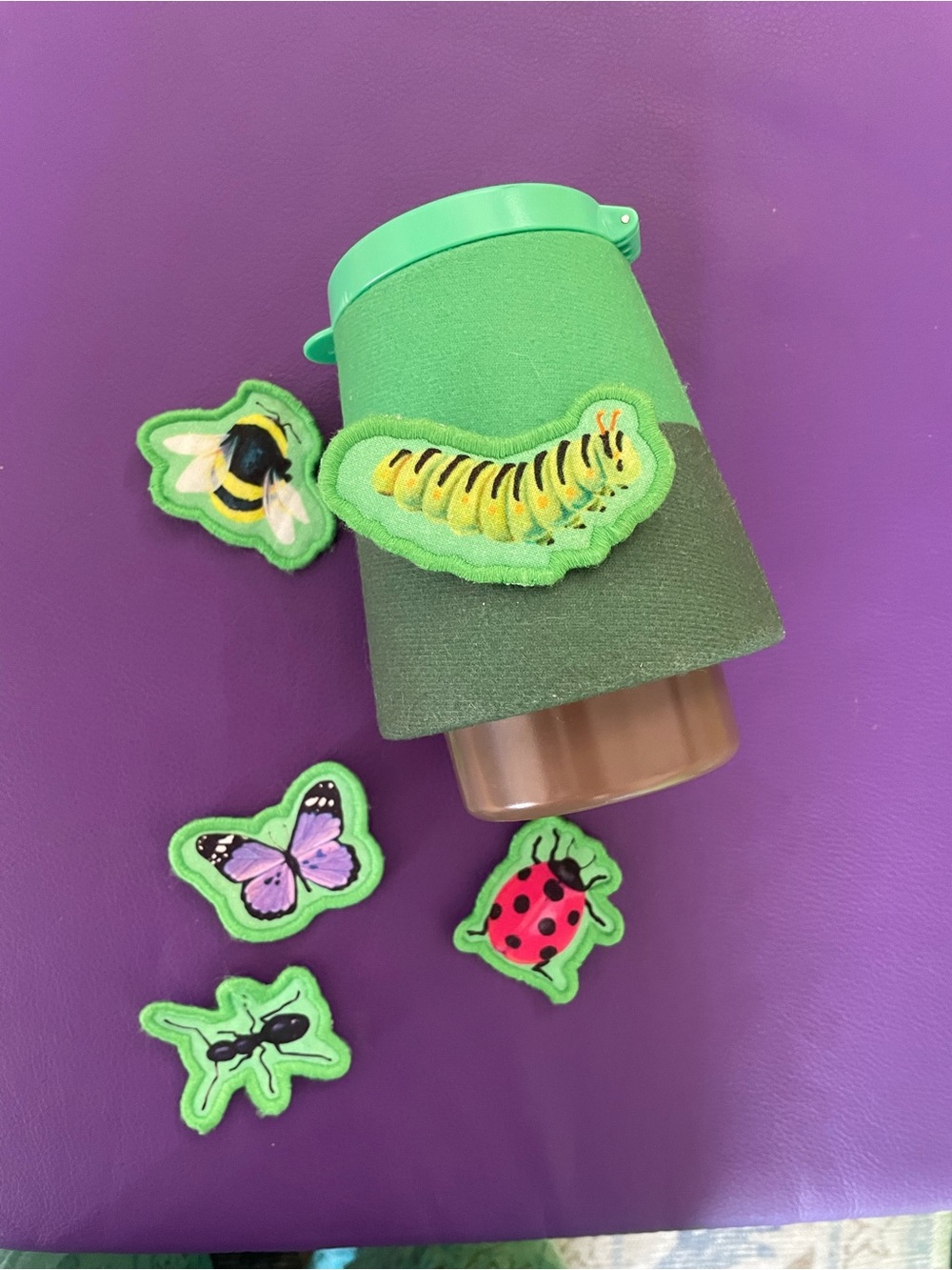 Bug Tree velcro bugs 🐞 and container from Lovevery for toddlers